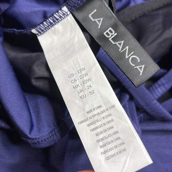 LA BLANCA Women's Island Goddess One Shoulder One Piece Swimsuit - Picture 10 of 13